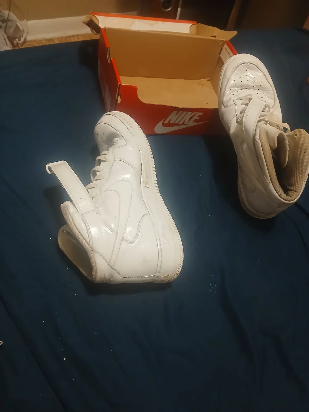 Nike Kids' White High-Top Sneakers